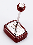 Wood gear shift pen base pad